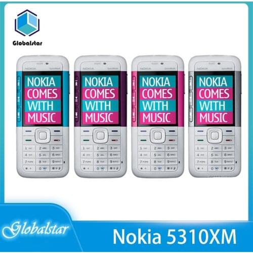 Nokia 5310XM Refurbished Original Nokia 5310 XpressMusic Mobile Phone Unlocked Cellphones English Arabic Russian Keyboard