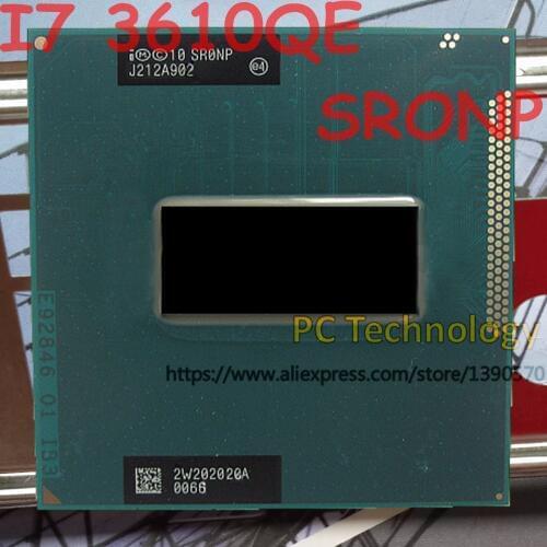 Original Intel Core I7-3610QE SRONP CPU I7-3610QE processor 2.30GHz L3=6M Quad core free shipping ship out within 1 day