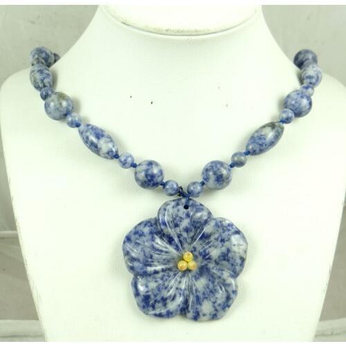 Natural stone Quartz Crystal Opal tiger eye Turquoises flower Pendant for diy Jewelry making necklace Accessories