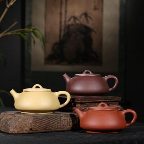 Rhyme sea sand pot recommended undressed ore quality goods all hand light stone gourd ladle pot teapot cheap dedicated