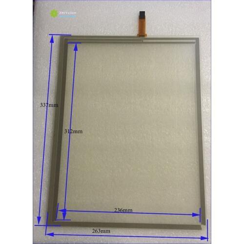 ZhiYuSun 337mm*263mm 15inch 4 lins Touch Screen glass touchsensor 337*263 touchglass digitizer GLASS Good Industrial use