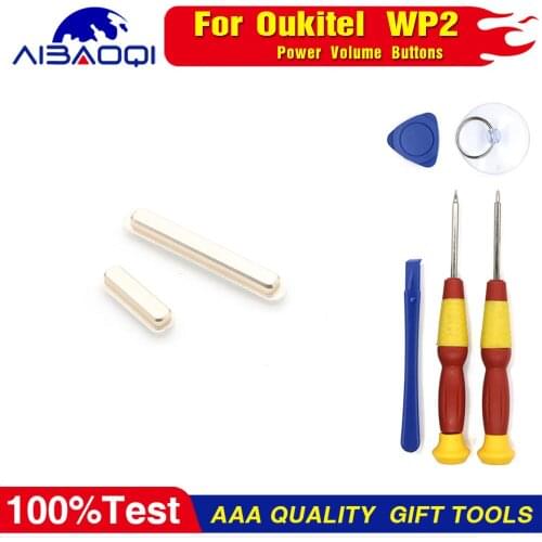 BingYeNing Brand New Quality Volume Power Button Side Key For Oukitel WP2 Volume Keys+Fast Shipping