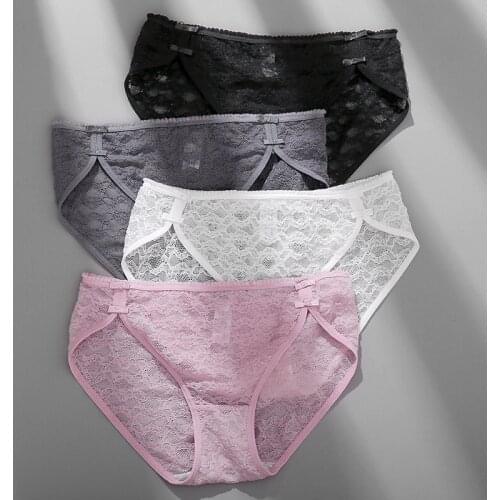 Underwear for women Sexy lace Panties Low waist briefs Female Underpants Intimates Girls Briefs Lingerie femme panties