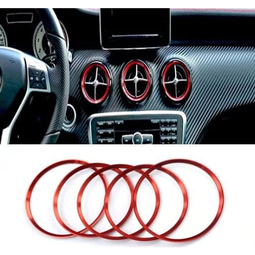Mercedes-Benz decoration GLA200CLA220 air conditioning air outlet ring C/A class GLC260 modified c200l interior trim