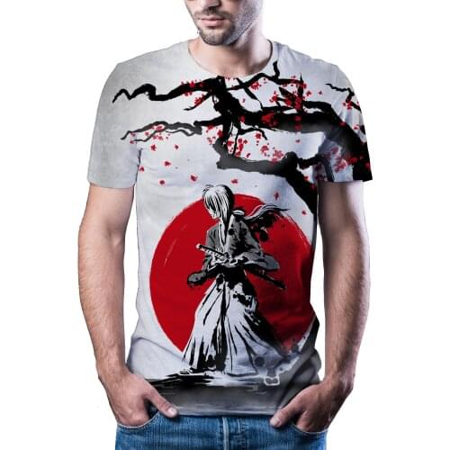 Worst fire 2020 latest natural cultural pattern printing 3D T-shirt casual summer fashion printing short sleeve T-shirt