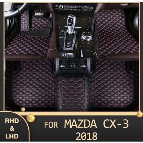 MIDOON Car floor mats for Mazda CX-3 2018 Custom auto foot Pads automobile carpet cover