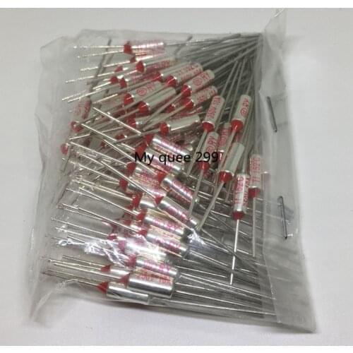 Free Shipping RY 100pcs/lot New Micro thermal fuse 10A 250V RY 152 Degrees Tf 152 C Mini temp fuse metal shell Thermal Cutoff