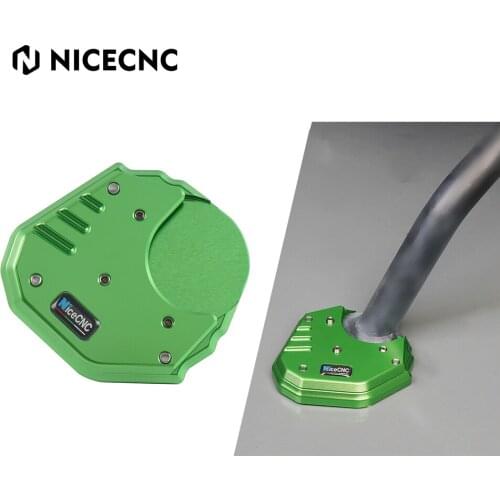 For Kawasaki KLR650 KLR 650 2008-2018 2009 2010 2011 2012 2013 2014 2015 2016 2017 Motor Kickstand Side Stand Foot Plate Pad