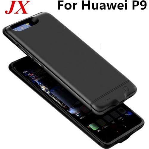 6000 mah Newest For Huawei P9 Battery Case Smart PC ABS Phone Stand Battery Cover Smart Power Bank For Huawei P9 Charger Case
