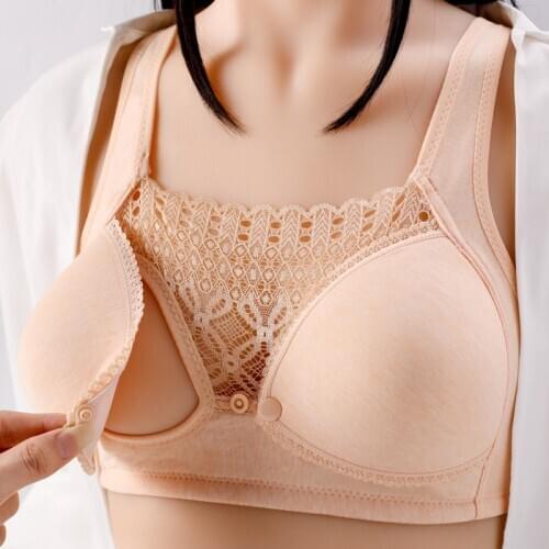 Cotton Maternity Nursing Bra Breathable Breastfeeding Bras for Pregnant Women Feeding Bra Pregnancy Underwear Inner Clothing