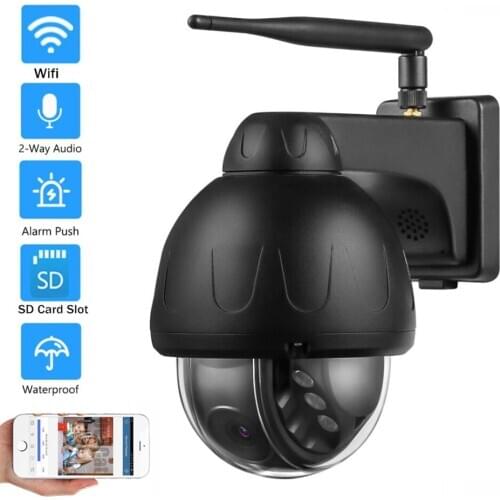 Auto Tracking IP Camera Wifi Outdoor Wireless Security Camera Pan Tilt Spinning 2MP 5MP Audio Talk P2P Network CCTV Surveillance