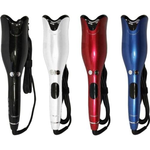 Multifunctional Women Automatic Hair Curler Ceramic Infrared Heating Auto Rotating LCD Display Curling Iron Styling Tool