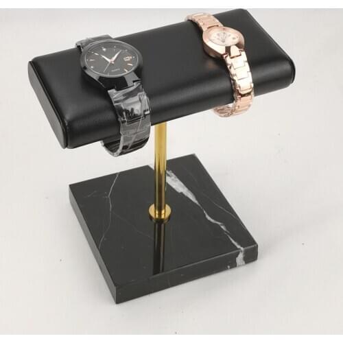 Portable Marble Base Watch Display Stand Jewelry Organizer for Bracelet Bangle Necklace Display Stand Jewelry Organizer Rack