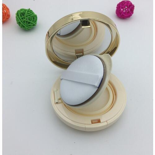 Empty Cosmetic Makeup Plastic DIY BB CC Cream Air Cushion Box Containers Foundation Refillable Bottles with Sponge Puff 2pcs/lot