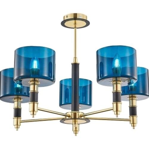 Modern Loft living room chandelier Nordic Concise Glass restaurant bedroom study fashion lighting simple villa lamp