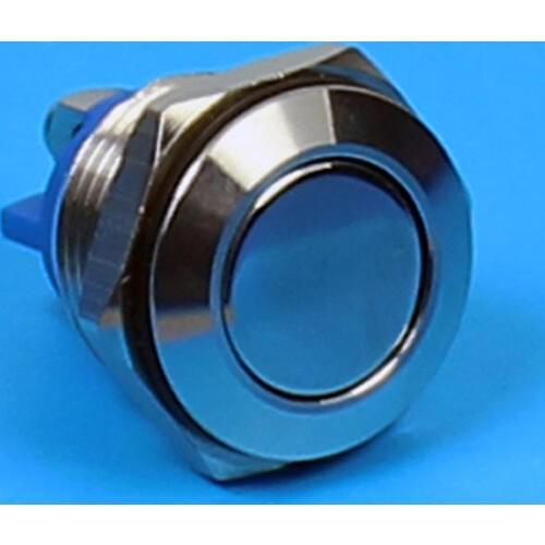 TY 1605 16mm Flat round head momentary screw terminal waterproof momentary switch IB16A-P10J