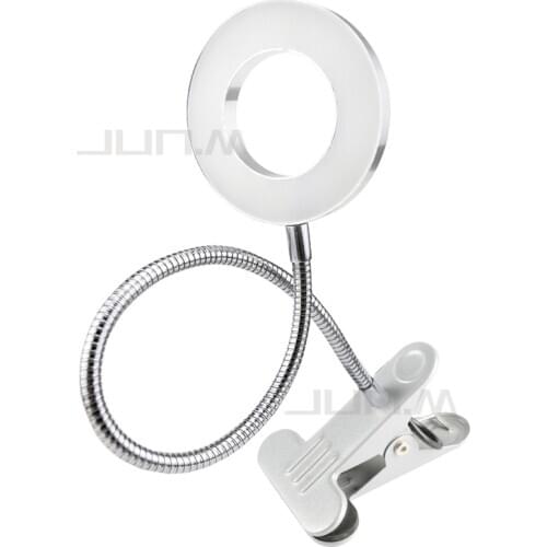 USB Interface Convenient Beauty Lighting LED Cold White Light Clip Light For Beauty Nail Tattoo Makeup Reading Salon Tools