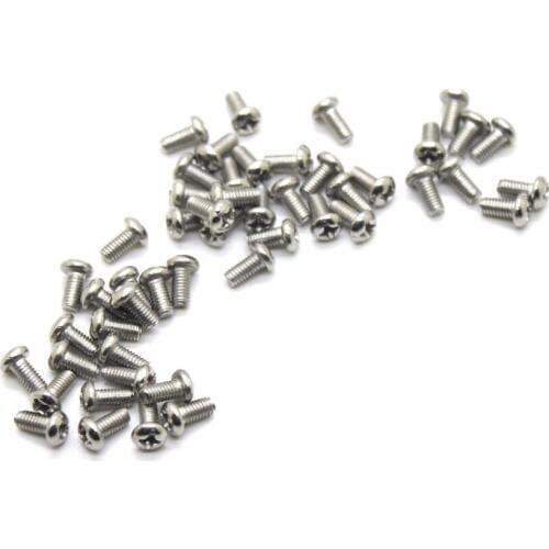 Screws 100Pcs/lot M2*8 of Bolts Screw Spike Round Head Screw Nuts Assortment High Quality CPC216