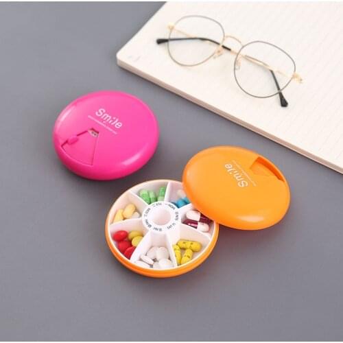 1 Pcs 7 Days Weekly Tablet Pill Medicine Box Holder Storage Organizer Container Case Pill Box Splitters Personal Health Care