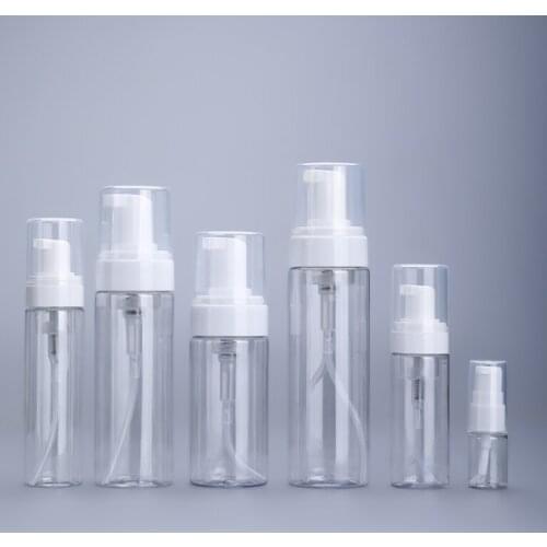 10PCS of Empty Plastic Foam Bottle PET Material Shampoo Lotion Bottles Refillable Storage Container 50ml 80ml 100ml 150ml 200ml