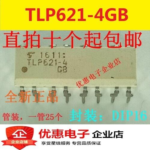 10PCS New TLP621-4 TLP621-4GB DIP-16
