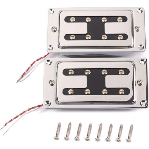 2Pcs/set Guitar Sealed Humbucker Pickups Pick-ups Dual Coil For LP Electric Guitars With Mounting Screws GMC71