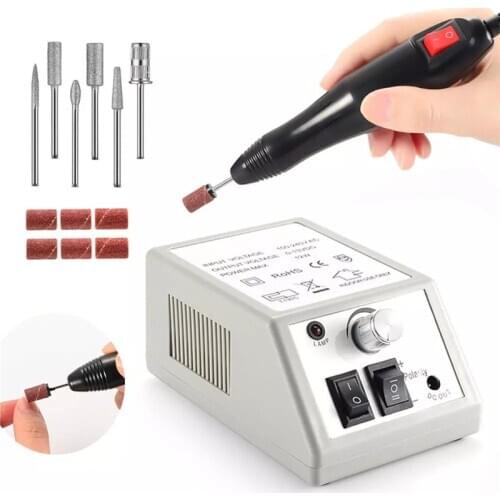 20000 RPM Electric Nail Drill Machine Pedicure Drill Set Nail Drill Polish Tools Kits File Nail Milling Cutter Manicure Machine