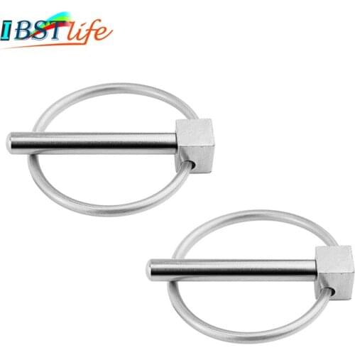 2Xstainless steel 316 boat Kayak Canoe Trailer Tractor Trolley Caravan Lynch pins Linch Pin Clips Retaining Clip marine hardware