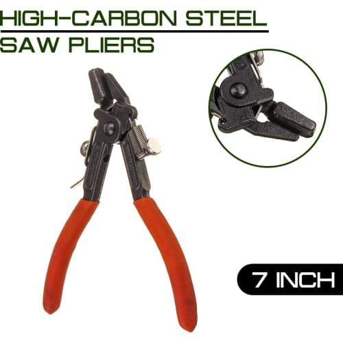 7 inch High-carbon Steel + Zinc Alloy Lightweight Band Saw Pliers Sawtooth Cutter Picking Punch Saw Line Dresser Woodworking