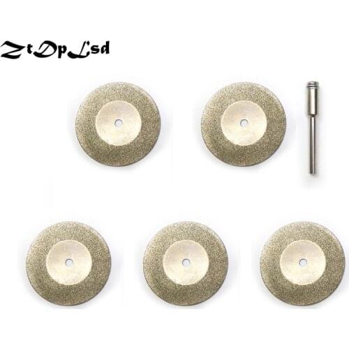 ZtDpLsd 5 Pcs 35mm Diamond Cutting Discs Cut Off Blade for Dremel Rotary Tool Abrasive Disc Dremel Accessories Disco De Corte