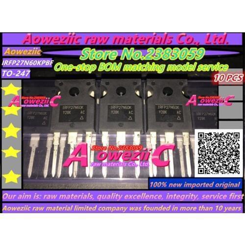Aoweziic 100% new imported original IRFP27N60KPBF IRFP27N60K TO-247 power tube N-channel MOS tube 600V 27A