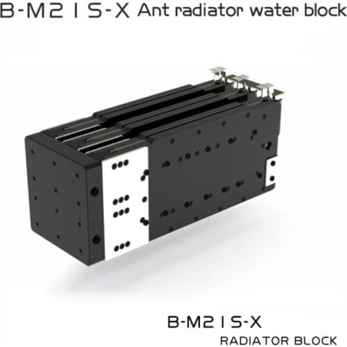 Bykski B-M21S-X Water Block , for M21S / M19 Ant / Antminer / Miner G1/4' Thread POM / Aluminum Computer Water Cooling Radiator