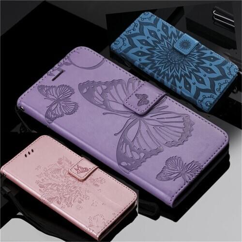 Case sFor Samsung Galaxy A01 A21 A51 A71 A20 A30 A40 A50 A70 S10 S20 Plus Ultra S10E Case Cute butterfly Flip Leather Cover