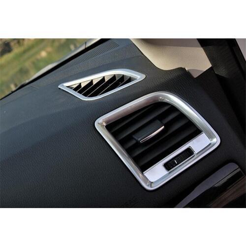 For Mazda CX-5 CX5 2013-2015 Car Inner Air Conditioner Vent Outlet Cover Frame Trim Styling Sticker Auto Accessories