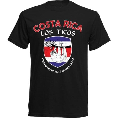 Costa Rica T-Shirt MenS Footballer Soccers 2019 2019 Fashion Fashion Men Printed T Shirts Custom Shirt Design
