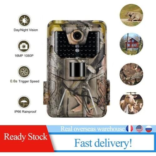 HC-900A Hunting Camera 16MP Trail Camera 940nm Photo Traps 0.3-0.6s Wild Camera 44LED trigger time 0.3s IP65 PIR distance 65ft