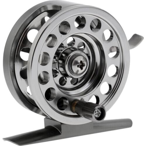 Aluminum Alloy Trout Fly Fishing Reel Former Ice Fishing Vessel Wheel