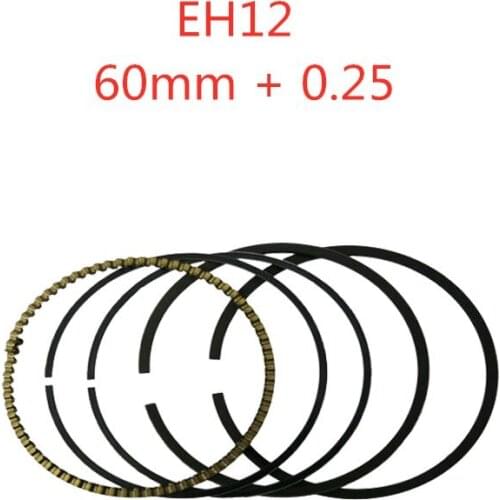 EH12 60MM +0.25 PISTON RING SET FOR ROBIN SUBARU EH12-2D EH12-2B MIKASA MT-75 RAMMER CYLINDER KOBLEN KIT RINGS JUMPING JACK