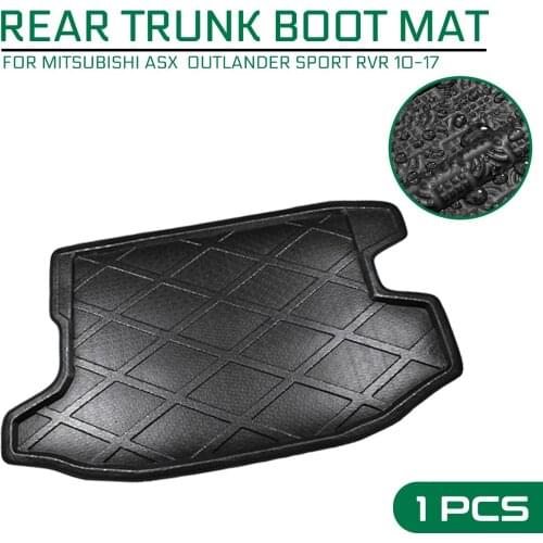 Carpet Car Floor Mat Rear Trunk Anti-mud Cover For Mitsubishi ASX Outlander Sport RVR 2010-2017