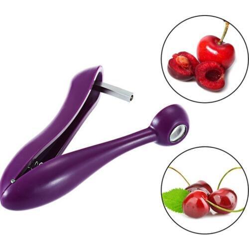 Cherry Fruit Kitchen Pitter Remover Olive Core Corer Remove Pit Tool Seed Gadget Stoner