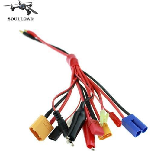 Multifunctional Lipo Battery Charger Plug Convert Cable 11 in 1 Universal Power Line Transfer Line RC Models Accessories tools