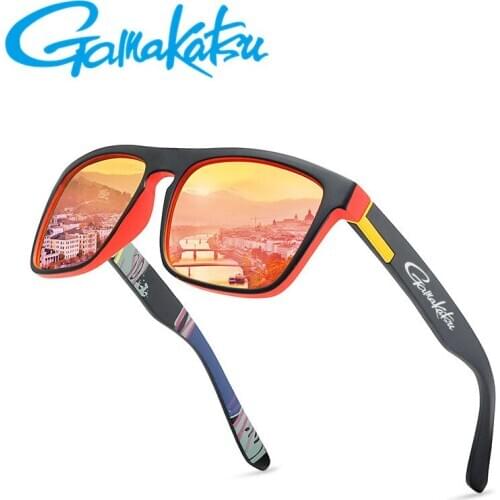 Gamakatsu 2021 Mens Polarized Fishing Glasses Summer Outdoor Mountaineering Fashionable Colorful Film Sports Sunglasses 168