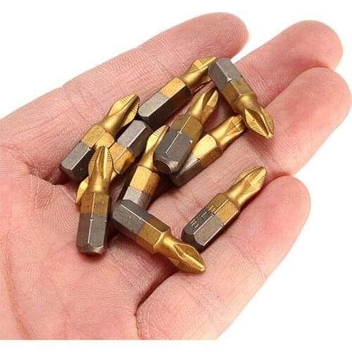 Screwdriver Bit Set PH2 Bits Set Non-Slip Cross Head Electric Screwdriver Bits Set 10pcs/ 5pcs Magnetic Screwdriver Bits