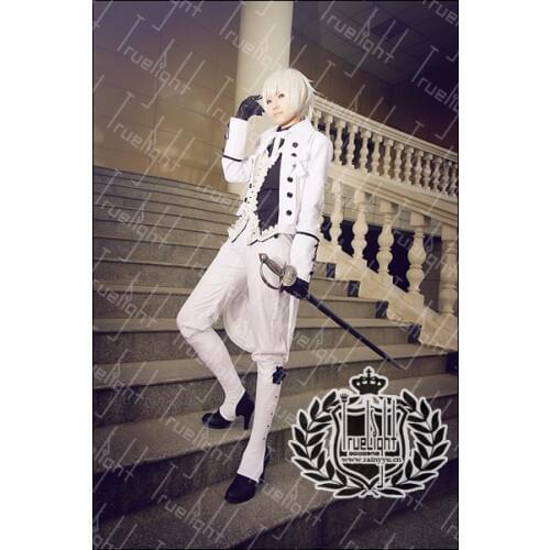 [Customize]Anime Kuroshitsuji Black Butler Figure Earl Charles Gray Coattail Uniform Halloween Cosplay Costume Party Suit For