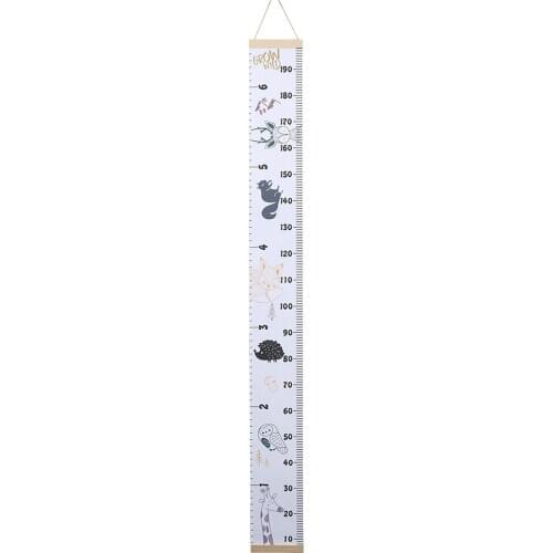 Nordic Children Height Ruler Decorative Growth Chart Wall Sticker for Kids Bedroom Home Wall Sticker Wall Decoration