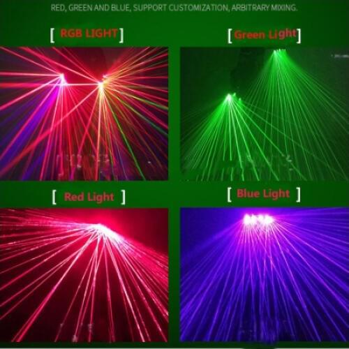Newest Arrival Christmas Laser Gloves With 3 Pcs 532nm 80mw Green Red Lasers Gloves Stage Laser Show Led Laserman Show Gloves