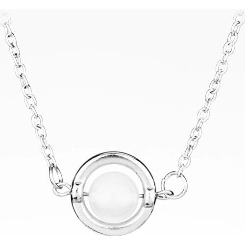 MQCHUN Movie Twilight Surrounding Bella Moonstone Necklace Pendant Necklaces With White Bead for Women Party Jewelry -30