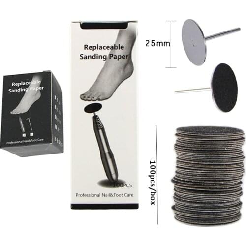 Pedicure Tool for Electric File Machine Feet Dead Skin Callus Peel Remove Sandpaper Disks Replacement Sandpaper