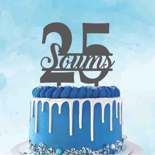 Personalized Birthday Cake Topper Custom Name Age Private Party Decoration Cake Topper