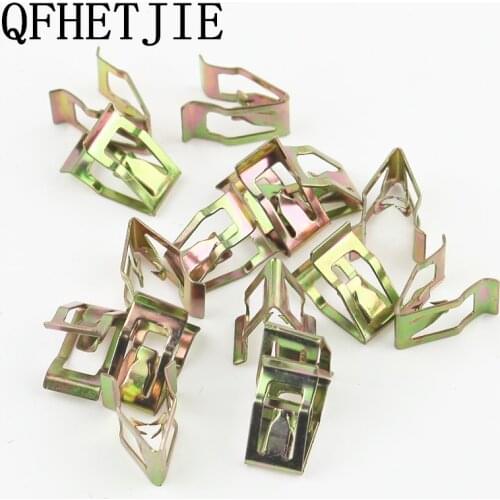 30PCS Car Panel Frame Instrument Table Gear Lever Armrest Interior Trim Plate Fixed Stainless Steel Clip Buckle Car Repair Parts